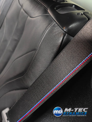 BMW F25 X3 / F26 X4 / F15 X5 / F16 X6 - FRONT SEAT BELT RE-WEBBING SERVICE - REMOVAL, RE-WEB & REFIT