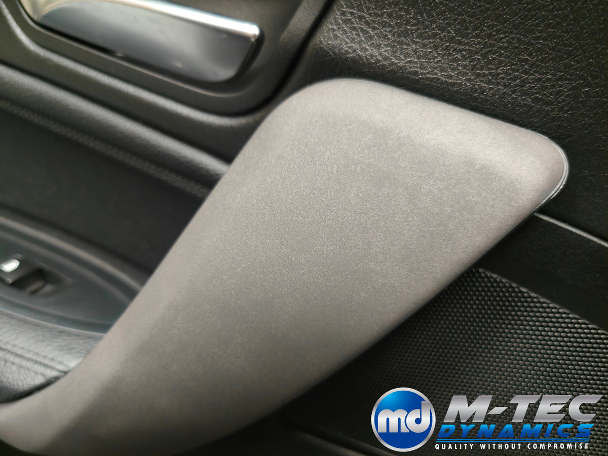 BMW F2X INTERIOR TRIM SET - ALCANTARA LOOK VINYL / GLOSS BLACK ACCENT F20 F21 F22 (MP)