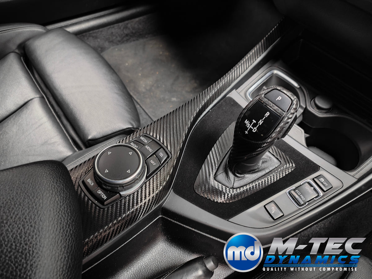 WRAPPING SERVICE - BMW F2X INTERIOR TRIM SET - PERFORMANCE STYLE / TEXTURED CARBON- F20 F21 F22 F23