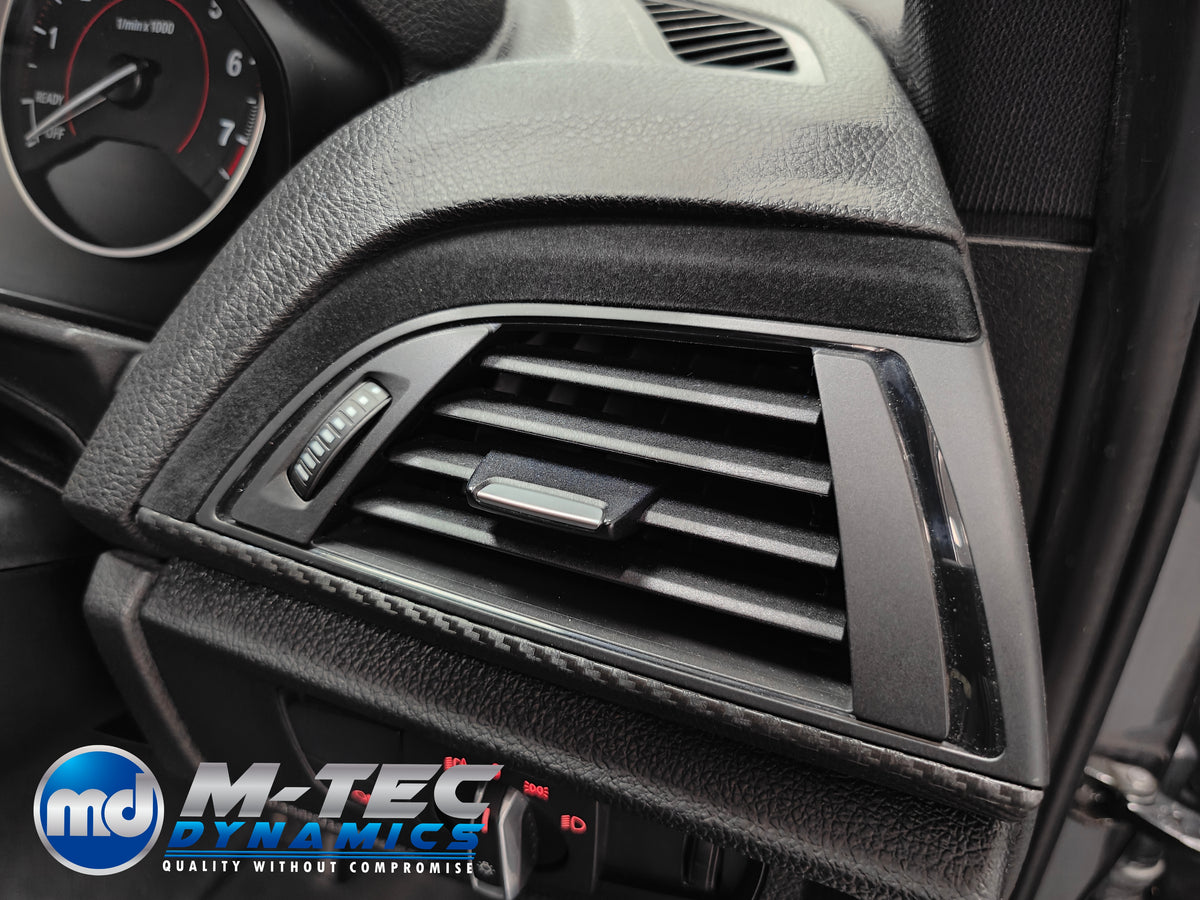 WRAPPING SERVICE - BMW F2X INTERIOR TRIM SET - PERFORMANCE STYLE / TEXTURED CARBON- F20 F21 F22 F23