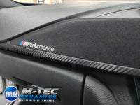 WRAPPING SERVICE - BMW F3X INTERIOR TRIM SET - PERFORMANCE STYLE / TEXTURED CARBON (F30 F31 F32 F33 F36)