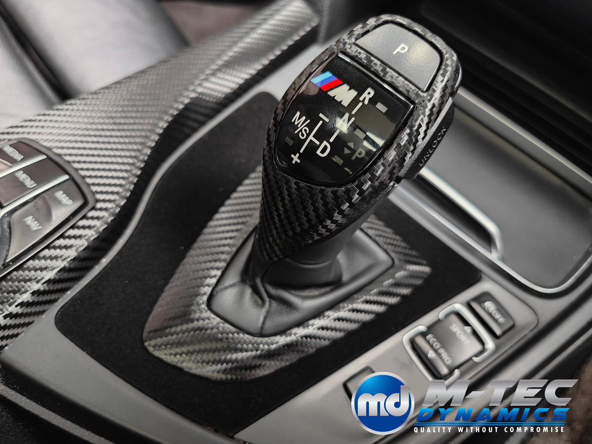 WRAPPING SERVICE - BMW F3X INTERIOR TRIM SET - PERFORMANCE STYLE / TEXTURED CARBON (F30 F31 F32 F33 F36)