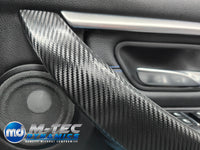 WRAPPING SERVICE - BMW F3X INTERIOR TRIM SET - PERFORMANCE STYLE / TEXTURED CARBON (F30 F31 F32 F33 F36)