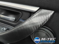 WRAPPING SERVICE - BMW F3X INTERIOR TRIM SET - PERFORMANCE STYLE / TEXTURED CARBON (F30 F31 F32 F33 F36)