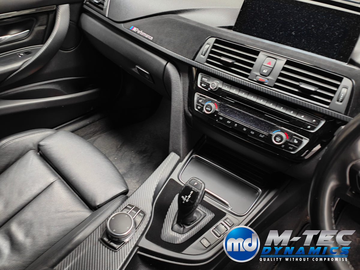 BMW F30 F31 F36 NTERIOR TRIM SET - PERFORMANCE STYLE / 3D MATT CARBON (COMPLETE SET)