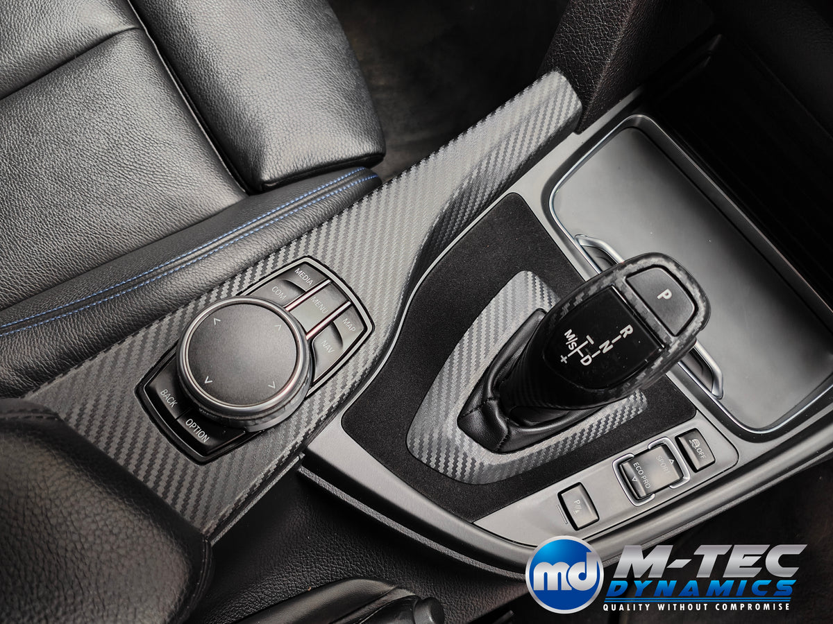 WRAPPING SERVICE - BMW F3X INTERIOR TRIM SET - PERFORMANCE STYLE / 3D MATT CARBON (F30 F31 F32 F33 F36)