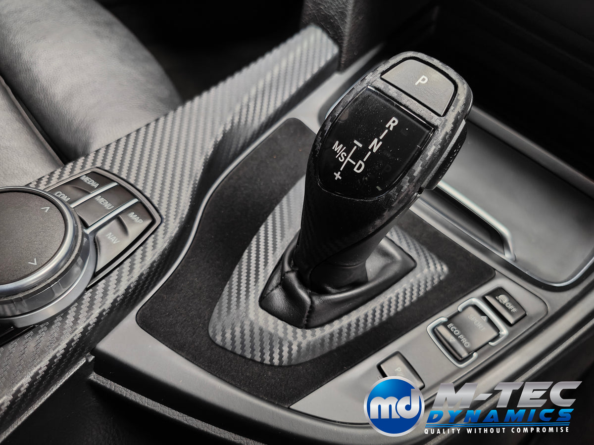 WRAPPING SERVICE - BMW F3X INTERIOR TRIM SET - PERFORMANCE STYLE / 3D MATT CARBON (F30 F31 F32 F33 F36)