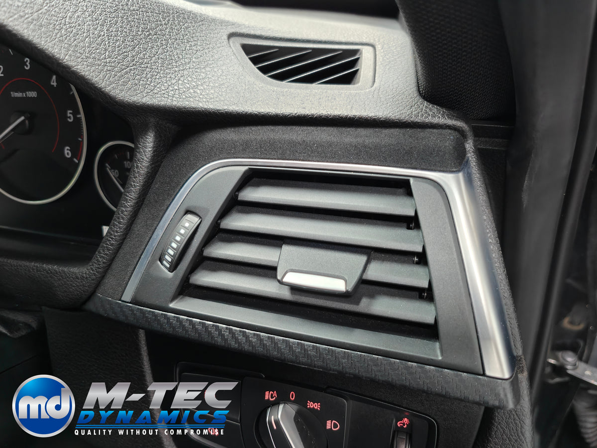 WRAPPING SERVICE - BMW F3X INTERIOR TRIM SET - PERFORMANCE STYLE / 3D MATT CARBON (F30 F31 F32 F33 F36)