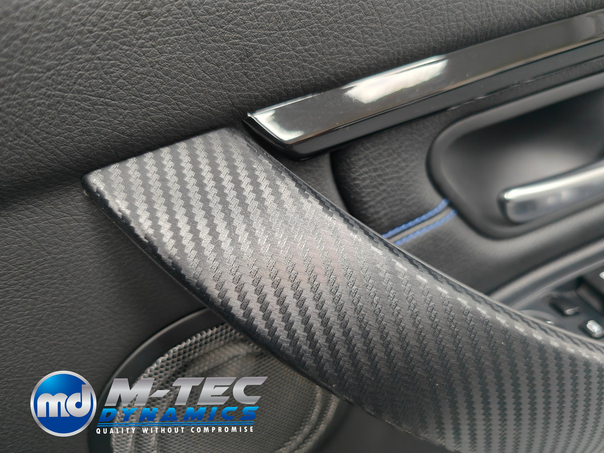 WRAPPING SERVICE - BMW F3X INTERIOR TRIM SET - PERFORMANCE STYLE / 3D MATT CARBON (F30 F31 F32 F33 F36)