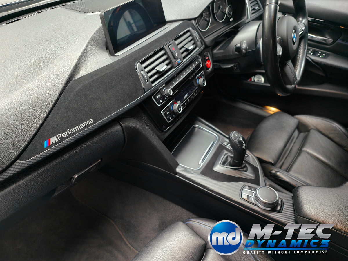 WRAPPING SERVICE - BMW F3X INTERIOR TRIM SET - PERFORMANCE STYLE / 3D MATT CARBON (F30 F31 F32 F33 F36)