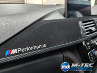WRAPPING SERVICE - BMW F3X INTERIOR TRIM SET - PERFORMANCE STYLE / 3D MATT CARBON (F30 F31 F32 F33 F36)