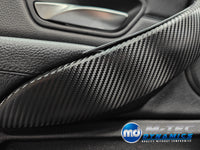 WRAPPING SERVICE - BMW F3X INTERIOR TRIM SET - TEXTURED CARBON / GLOSS BLACK ACCENT - (F30 F31 F32 F33 F36)