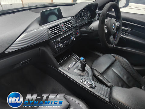 WRAPPING SERVICE - BMW F30 F32 INTERIOR TRIM SET - 3D CARBON