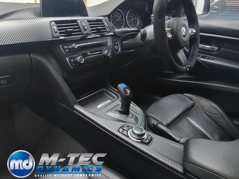 WRAPPING SERVICE - BMW F30 F32 INTERIOR TRIM SET - 3D CARBON