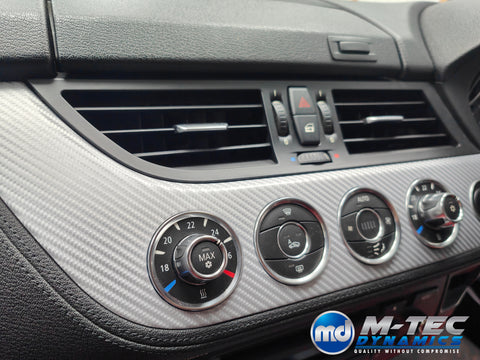 BMW Z4 E89 INTERIOR WRAPPING SERVICE - SILVER 4D CARBON