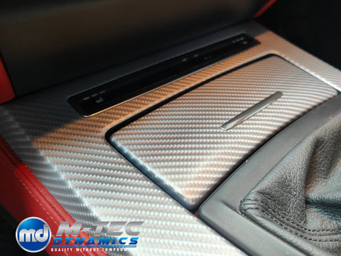 BMW Z4 E89 INTERIOR WRAPPING SERVICE - SILVER 4D CARBON