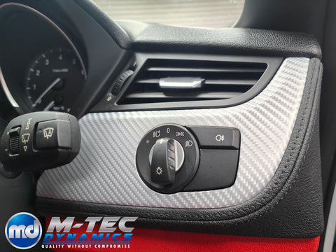BMW Z4 E89 INTERIOR WRAPPING SERVICE - SILVER 4D CARBON
