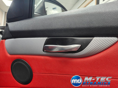 BMW Z4 E89 INTERIOR WRAPPING SERVICE - SILVER 4D CARBON