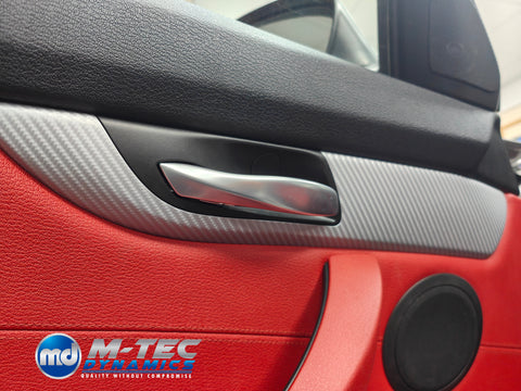 BMW Z4 E89 INTERIOR WRAPPING SERVICE - SILVER 4D CARBON