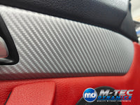 BMW Z4 E89 INTERIOR WRAPPING SERVICE - SILVER 4D CARBON