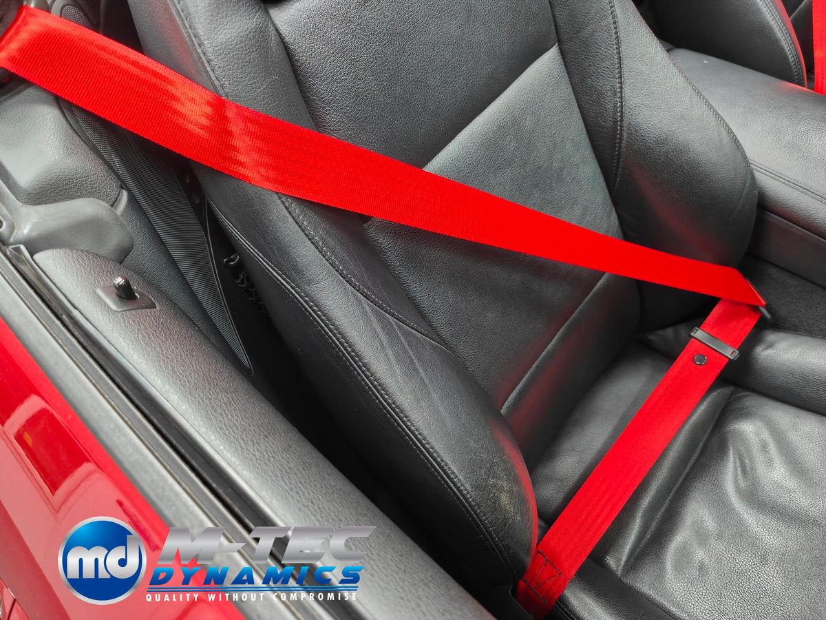 BMW E89 Z4 CONVERTIBLE SEAT BELT RE-WEBBING SERVICE - REMOVAL, RE-WEB & REFIT
