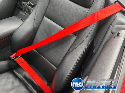 BMW E89 Z4 CONVERTIBLE SEAT BELT RE-WEBBING SERVICE - REMOVAL, RE-WEB & REFIT