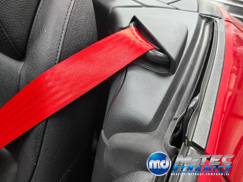 BMW E89 Z4 CONVERTIBLE SEAT BELT RE-WEBBING SERVICE - REMOVAL, RE-WEB & REFIT