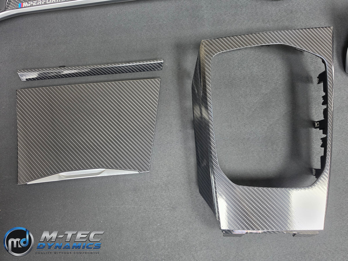 BMW G22 / G26 GC INTERIOR TRIM SET - HIGH GLOSS CARBON FINISH