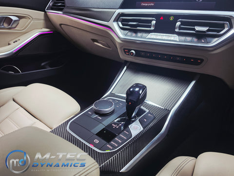 WRAPPING SERVICE - BMW G20 G21 INTERIOR TRIM SET - PERFORMANCE TEXTURED CARBON / ALCANTARA