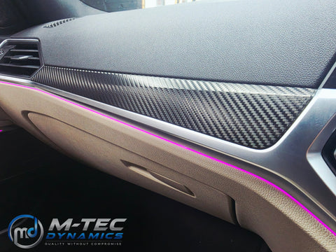 WRAPPING SERVICE - BMW G20 G21 INTERIOR TRIM SET - PERFORMANCE TEXTURED CARBON / ALCANTARA