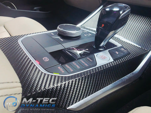 WRAPPING SERVICE - BMW G20 G21 INTERIOR TRIM SET - PERFORMANCE TEXTURED CARBON / ALCANTARA