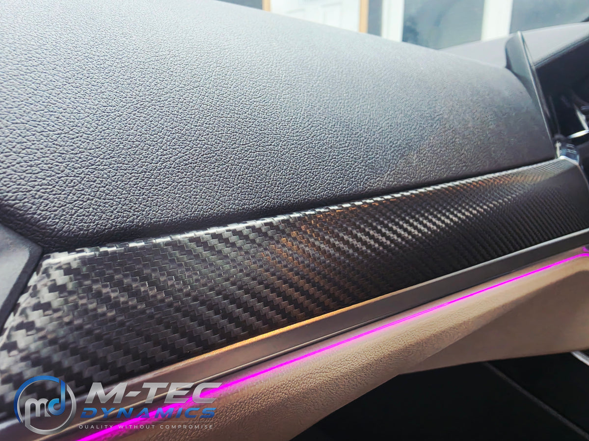 WRAPPING SERVICE - BMW G20 G21 G22 G26 GC INTERIOR TRIM SET - PERFORMANCE TEXTURED CARBON / ALCANTARA