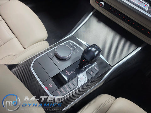 WRAPPING SERVICE - BMW G20 G21 INTERIOR TRIM SET - PERFORMANCE TEXTURED CARBON / ALCANTARA