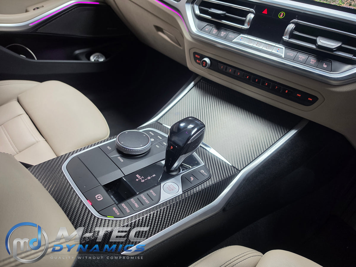 WRAPPING SERVICE - BMW G20 G21 G22 G26 GC INTERIOR TRIM SET - PERFORMANCE TEXTURED CARBON / ALCANTARA