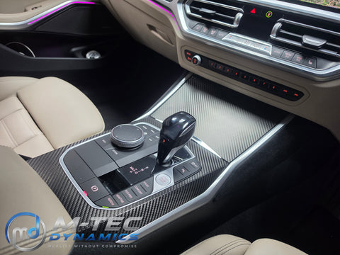 WRAPPING SERVICE - BMW G20 G21 INTERIOR TRIM SET - PERFORMANCE TEXTURED CARBON / ALCANTARA