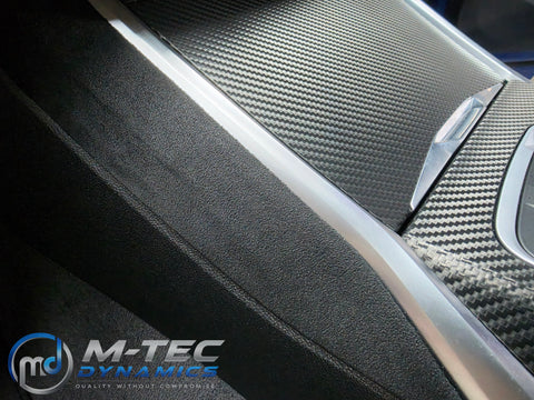 WRAPPING SERVICE - BMW G20 G21 INTERIOR TRIM SET - PERFORMANCE TEXTURED CARBON / ALCANTARA