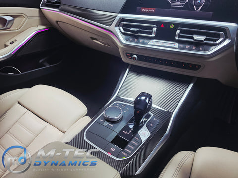 WRAPPING SERVICE - BMW G20 G21 INTERIOR TRIM SET - PERFORMANCE TEXTURED CARBON / ALCANTARA