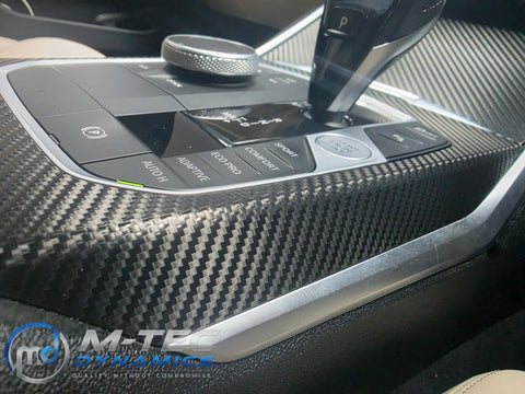 WRAPPING SERVICE - BMW G20 G21 INTERIOR TRIM SET - PERFORMANCE TEXTURED CARBON / ALCANTARA