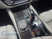 BMW F90 M5 INTERIOR TRIM SET WRAPPING SERVICE - TEXTURED BLACK CARBON