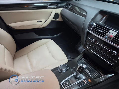 BMW X3 F25 / X4 F26 INTERIOR TRIM SET WRAPPING SERVICE - METALLIC BLACK