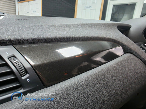 BMW X3 F25 / X4 F26 INTERIOR TRIM SET WRAPPING SERVICE - METALLIC BLACK