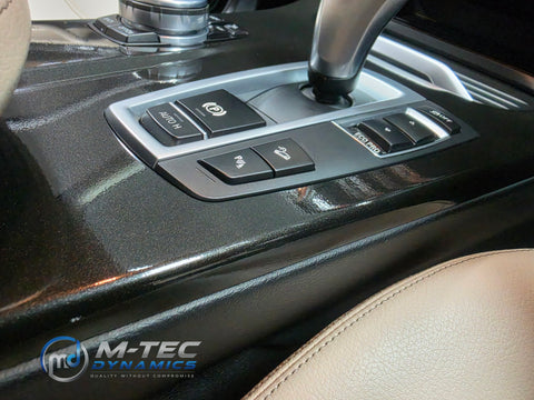 BMW X3 F25 / X4 F26 INTERIOR TRIM SET WRAPPING SERVICE - METALLIC BLACK