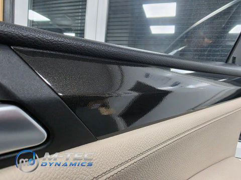 BMW X3 F25 / X4 F26 INTERIOR TRIM SET WRAPPING SERVICE - METALLIC BLACK