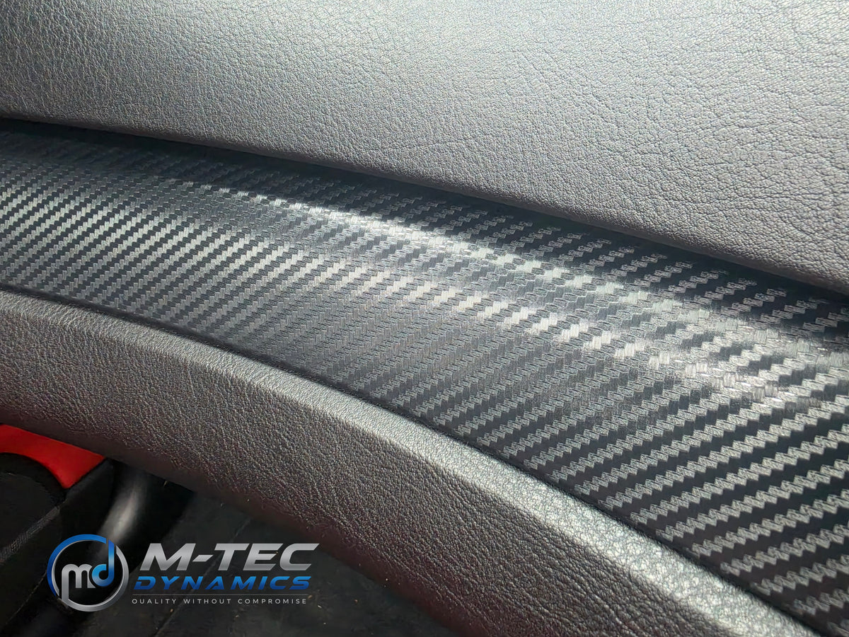 REMOVAL, WRAP & REFIT SERVICE - BMW E46 M3 COUPE / CONVERTIBLE INTERIOR TRIM SET - 3D CARBON