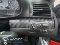 REMOVAL, WRAP & REFIT SERVICE - BMW E46 M3 COUPE / CONVERTIBLE INTERIOR TRIM SET - 3D CARBON