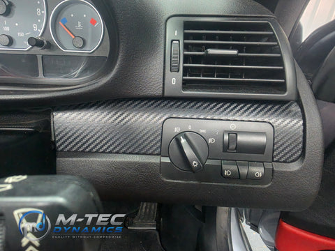 WRAPPING SERVICE - BMW E46 M3 COUPE / CONVERTIBLE INTERIOR TRIM SET - 3D CARBON