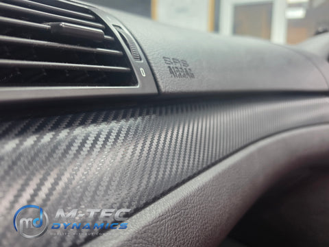 WRAPPING SERVICE - BMW E46 M3 COUPE / CONVERTIBLE INTERIOR TRIM SET - 3D CARBON