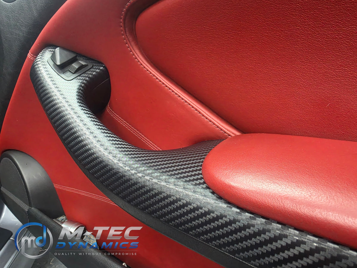 REMOVAL, WRAP & REFIT SERVICE - BMW E46 M3 COUPE / CONVERTIBLE INTERIOR TRIM SET - 3D CARBON