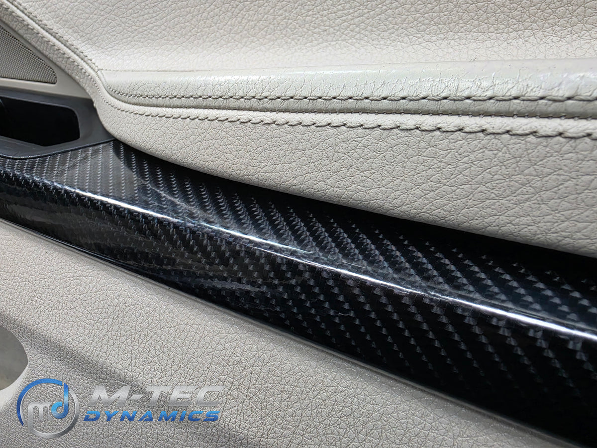 WRAPPING SERVICE - BMW 6-SERIES F12 F13 INTERIOR TRIM SET - ULTRA GLOSS CARBON