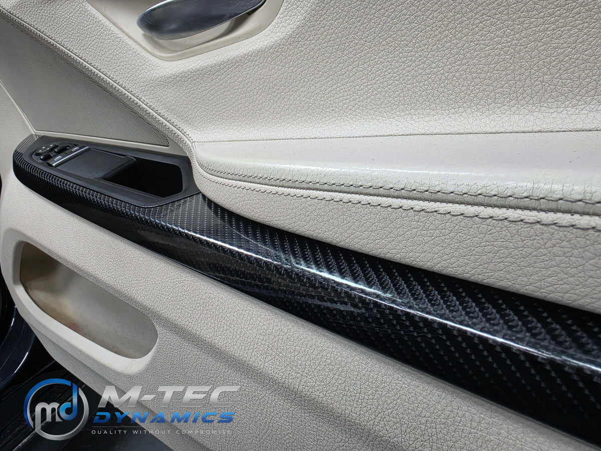 WRAPPING SERVICE - BMW 6-SERIES F12 F13 INTERIOR TRIM SET - ULTRA GLOSS CARBON